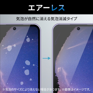 エレコム Galaxy A54 5G用ガラスフィルム 高透明 ブルーライトカット PM-G233FLGGBL-イメージ6