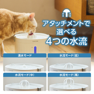 エレコム ペット用自動給水器 ホワイト PET-WD01WH-イメージ5