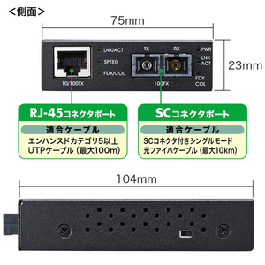 サンワサプライ 光メディアコンバータ LAN-EC202C10-イメージ2