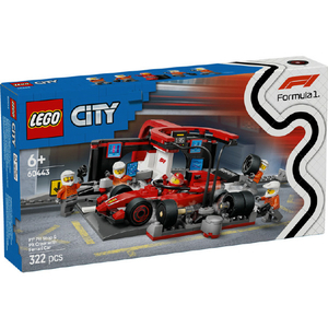 レゴジャパン LEGO シティ 60443 F1(R) Ferrari レースカーのピットイン 60443F1ﾌｴﾗ-ﾘﾚ-ｽｶ-ﾉﾋﾟﾂﾄｲﾝ-イメージ2