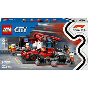 レゴジャパン LEGO シティ 60443 F1(R) Ferrari レースカーのピットイン 60443F1ﾌｴﾗ-ﾘﾚ-ｽｶ-ﾉﾋﾟﾂﾄｲﾝ-イメージ5