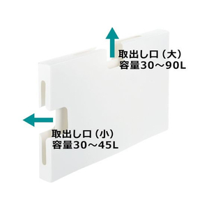 リッチェル トトノ 引き出し用 ゴミ袋収納ケースR FC103PD-110023-イメージ5