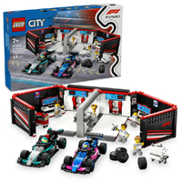 レゴジャパン LEGO シティ 60444 F1(R) Mercedes-AMG & Alpine レースカーガレージ 60444F1ﾒﾙｾﾃﾞｽｱﾙﾋﾟ-ﾇｶﾞﾚ-ｼﾞ