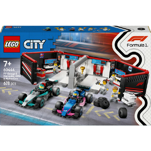 レゴジャパン LEGO シティ 60444 F1(R) Mercedes-AMG & Alpine レースカーガレージ 60444F1ﾒﾙｾﾃﾞｽｱﾙﾋﾟ-ﾇｶﾞﾚ-ｼﾞ-イメージ5