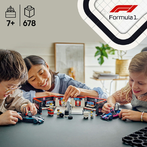 レゴジャパン LEGO シティ 60444 F1(R) Mercedes-AMG & Alpine レースカーガレージ 60444F1ﾒﾙｾﾃﾞｽｱﾙﾋﾟ-ﾇｶﾞﾚ-ｼﾞ-イメージ6