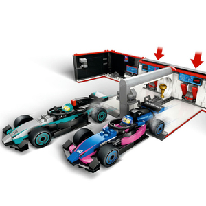 レゴジャパン LEGO シティ 60444 F1(R) Mercedes-AMG & Alpine レースカーガレージ 60444F1ﾒﾙｾﾃﾞｽｱﾙﾋﾟ-ﾇｶﾞﾚ-ｼﾞ-イメージ8