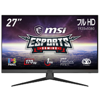 MSI 27型ゲーミング液晶ディスプレイ ブラック G2722