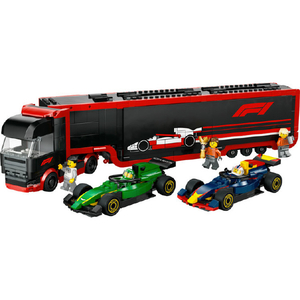 レゴジャパン LEGO シティ 60445 F1(R) RB20 & AMR24 レースカーとF1(R)トラック 60445F1RB20AMR24ﾄF1ﾄﾗﾂｸ-イメージ3