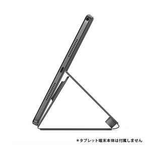 レノボ Tab M11用フォリオケース グレー ZG38C05456-イメージ7