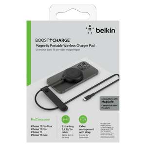 BELKIN MagSafe対応 磁気ワイヤレス充電パッド BOOST↑CHARGE ブラック WIA005BTBK-イメージ6