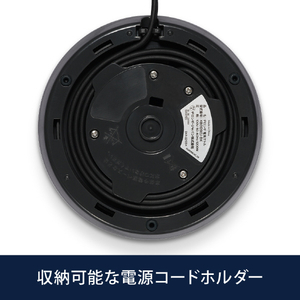 デロンギ 電気ケトル(0．8L) Seta・セタ ブラック KBS1200J-BK-イメージ8