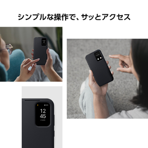 Samsung Galaxy S23 FE用Smart View Wallet Case Black EF-ZS711CBEGJP-イメージ6