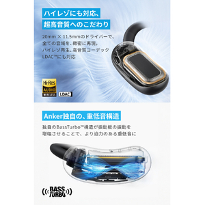 Anker イヤフォン Soundcore AeroFit 2 パールホワイト A3874N21-イメージ5