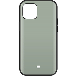 グルマンディーズ iPhone 13 mini用耐衝撃ケース IIIIfit マットグリーン IFT-81MGR-イメージ1