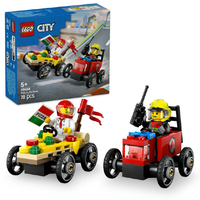 レゴジャパン LEGO シティ 60458 ピザ屋と消防車レースカーパック 60458ﾋﾟｻﾞﾔﾄｼﾖｳﾎﾞｳｼﾔﾚ-ｽｶ-