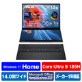 ASUS ノートパソコン ASUS Zenbook DUO UX8406MA インクウェルグレー UX8406MA-U9321WS