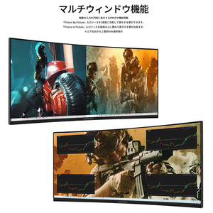 JAPANNEXT 34型液晶ディスプレイ JN-IPSC34UWQHDR-C65W-H-イメージ6