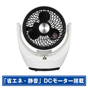 シィー・ネット DCモーター搭載リモコン付サーキュレーター ホワイト CCDS306WH-イメージ1