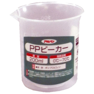 アサヒペン PPビーカー 200ml AP9016193-イメージ1