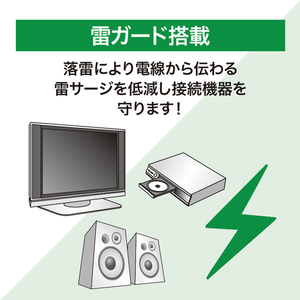 EXHEART 賢く節電 ワットメーター付タップ 4個口(2m) ETA-NWM420-W-イメージ5