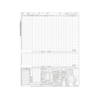 日本法令 タック式 源泉徴収簿兼賃金台帳台紙 FCV3024