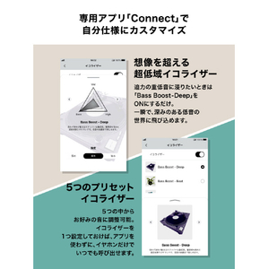 オーディオテクニカ ノイズキャンセリング完全ワイヤレスイヤフォン スケルトン ATH-CKS30TW+ TBK-イメージ12