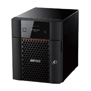 バッファロー 法人向けNAS 4ベイデスクトップ(32TB) TeraStation TS3430DNシリーズ ブラック TS3430DN3204-イメージ1