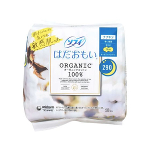 ユニ・チャーム ソフィ はだおもい オーガニックコットン 多い夜 羽付10枚 FCN3542-イメージ1