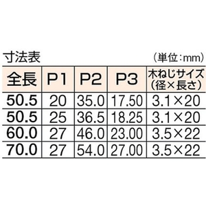 トラスコ中山 TRUSCO スチール製抜き差し蝶番 左用 (1組(袋)=2個入) FC846EW-3007081-イメージ2