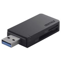 BUFFALO 高速カードリーダー/ライター USB3．0&ターボPC EX対応モデル ブラック BSCR26TU3BK