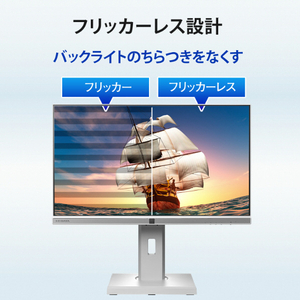 I・Oデータ 23．8型ワイド液晶ディスプレイ BizCrysta ホワイト LCD-BC241DW-F-イメージ8