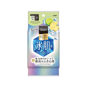 ライオン Banさっぱり感PREMIUMシート クール ひんやりシトラス 30枚 FCR2942-イメージ1