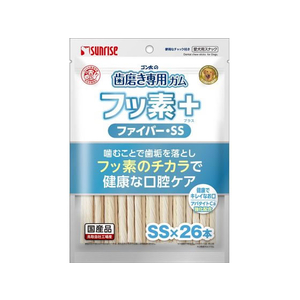 マルカン 歯磨きガム フッ素+ ファイバー SS アパタイトCA 26本 FC017PU-SHG-070-イメージ1