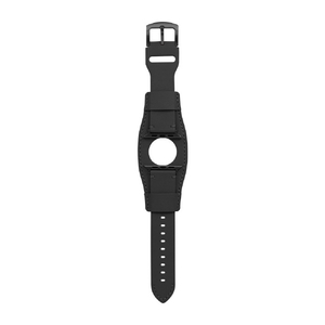 オウルテック Apple Watch (42/44/45/49mm)用パイロットレザーストラップ TACTIX ブラック OWL-TACAWBL04-BK-イメージ1