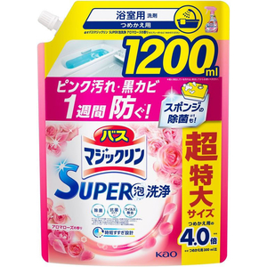 KAO バスマジックリンSUPERCLEAN アロマローズ 詰替 1200mL FCU5746-イメージ2