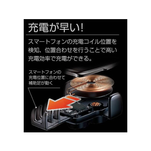 カシムラ Qi自動検知自動ホルダー キャパシタ付 吸盤取付 FCS2050-KW25-イメージ6