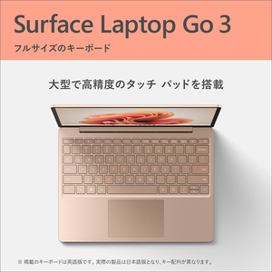 マイクロソフト Surface Laptop Go 3(i5/8GB/256GB) サンドストーン XK1-00015-イメージ8