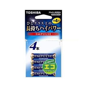 東芝 アルカリ電池(単4形) LR03H4EC-イメージ1