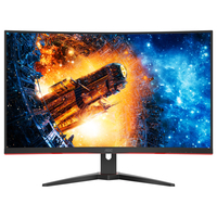 AOC 31．5型曲面ゲーミング液晶ディスプレイ ブラック&レッド C32G2ZE/11