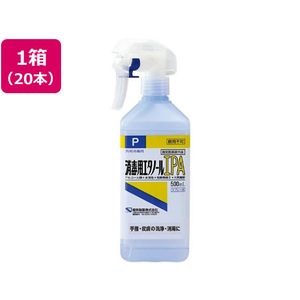 健栄製薬 消毒用エタノールIPA 500mL スプレー式 20本 FC533PY-イメージ1