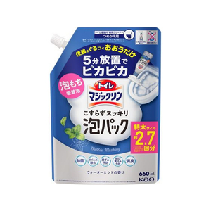 KAO トイレマジックリン こすらずスッキリ泡パック ミント 替え 660mL FC872RX-イメージ1