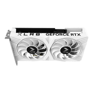 PNY グラフィックカード PNY GeFORCE RTX 4060 8GB XLR8 Gaming OC DUAL FAN WHITE EDITION VCG40608DFWXPB1O-イメージ6