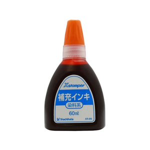 シヤチハタ 補充インキ 60ml 染料系(Y-30) 朱 FC36421-XR-6N(Y-30)ｼﾕｲﾛ-イメージ3