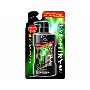 ロート製薬 デ・オウ 薬用クレンジングウォッシュ ノンメントール 詰替420mL F047509-イメージ1