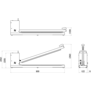 石崎電機製作所 卓上シーラー 600mm 白 FC863HB-7635893-イメージ3