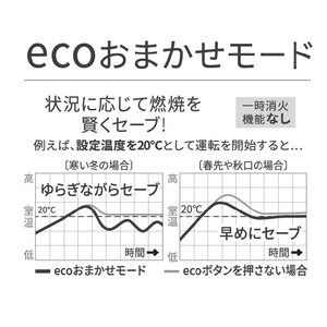 ダイニチ 木造7畳 コンクリート9畳まで 石油ファンヒーター ダイニチブルーヒーター チャコールブラック FW-2523NE-K-イメージ8