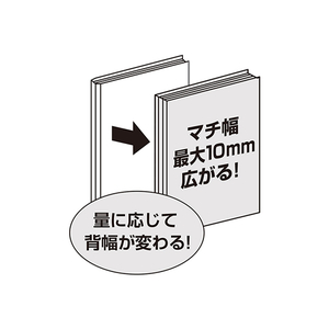 セキセイ ポケットフォルダー アクティフV A4 14ポケット クリア F028554-ACT-5914-90-イメージ4