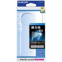 エレコム AQUOS sense9用ソフトケース クリア PM-S244UCTCR