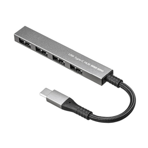 サンワサプライ USB Type-C USB2．0 4ポート スリムハブ USB-S2TCH23MS-イメージ1