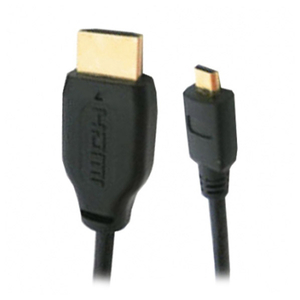 オーム電機 HDMI-micro HDMIケーブル 1．5m VIS-C15EU-K-イメージ1